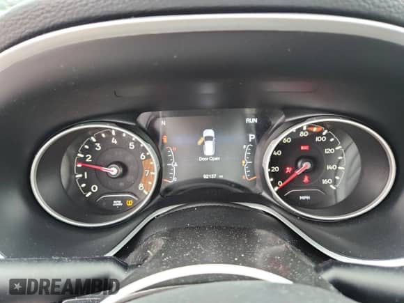 2018 Jeep Compass Latitude with VIN 3C4NJDBB9JT481282, listed as a Copart auction lot 86543825 with 92,137 mi miles and Non repairable. Bid and sale history available at DreamBid. Image 9.