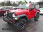 2020 Jeep Wrangler Sport S with VIN 1C4GJXAG8LW266464, listed as a IAAI auction lot 41958375 with 57,139 mi miles and . Bid and sale history available at DreamBid. Image 18.