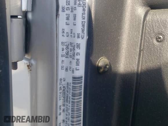 2003 Jeep Wrangler Rubicon с VIN 1J4FA69S53P375189, выставлен на аукционе Copart как лот 54292035 с пробегом 55 863 миль миль и Списание • Salvage title. История ставок и продаж доступна на DreamBid. Изображение 12.