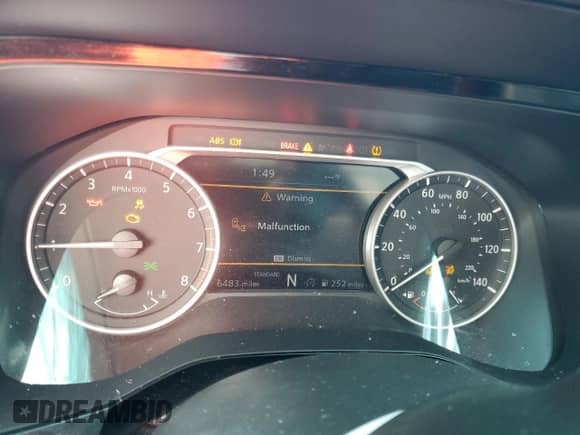 2025 Nissan Pathfinder SL с VIN 5N1DR3CB6SC216244, выставлен на аукционе Copart как лот 69562905 с пробегом 6 483 миль миль и На запчасти • Non repairable. История ставок и продаж доступна на DreamBid. Изображение 9.