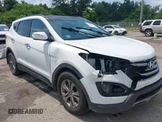2016 Hyundai Santa Fe with VIN 5XYZU3LB6GG330269, listed as a IAAI auction lot 43009407 with 99,727 mi miles and . Bid and sale history available at DreamBid. Image 1.