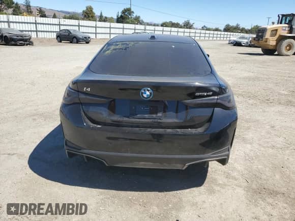 2025 BMW i4 eDrive40 z VIN WBY23HD01SFU14069, wystawiony jako Copart lot #69321205 z przebiegiem 6 756 mil mil oraz Szkoda całkowita • Salvage title. Historia ofert i sprzedaży dostępna na DreamBid. Obrazek 6.