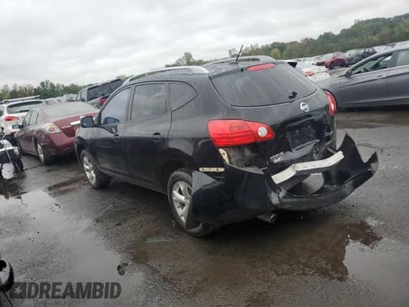 2009 Nissan Rogue S with VIN JN8AS58V09W160440, listed as a Copart auction lot 81577675 with 136,143 mi miles and Salvage title. Bid and sale history available at DreamBid. Image 2.
