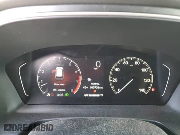 2023 Honda Pilot EX-L z VIN 5FNYG1H41PB031068, wystawiony jako Copart lot #42595725 z przebiegiem 15 738 mil mil oraz Szkoda całkowita • Salvage title. Historia ofert i sprzedaży dostępna na DreamBid. Obrazek 9.