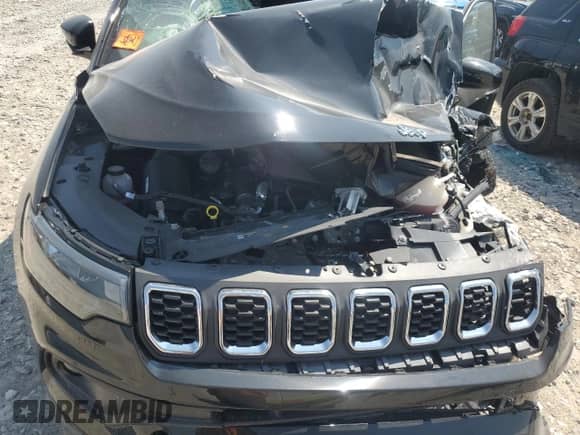 2024 Jeep Compass Latitude с VIN 3C4NJDBN3RT150025, выставлен на аукционе Copart как лот 63765635 с пробегом Не указан миль и Списание • Salvage title. История ставок и продаж доступна на DreamBid. Изображение 12.