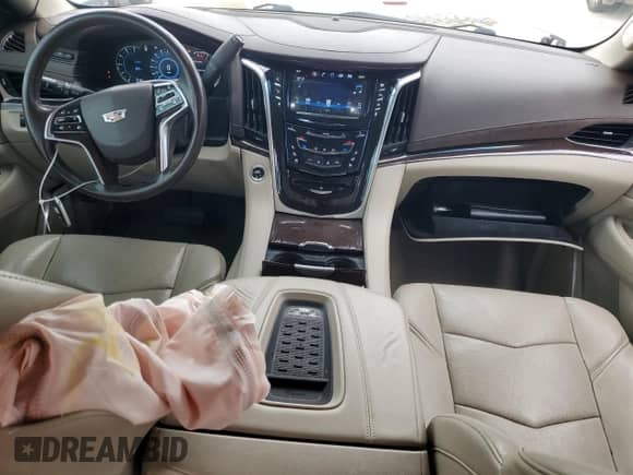 2016 Cadillac Escalade ESV Luxury Collection with VIN 1GYS4HKJ0GR453794, listed as a Copart auction lot 52775335 with 134,054 mi miles and Salvage title. Bid and sale history available at DreamBid. Image 8.