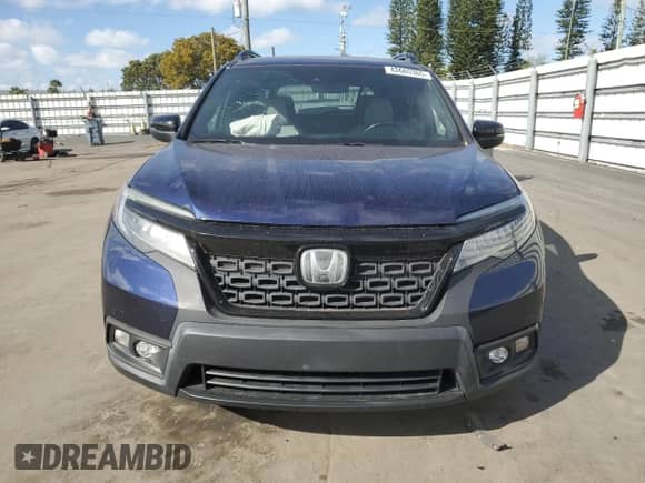 2020 Honda Passport Touring with VIN 5FNYF7H94LB000182, listed as a Copart auction lot 42665365 with 58,051 mi miles and Salvage title. Bid and sale history available at DreamBid. Image 5.