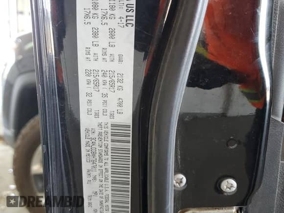 2017 Jeep Compass Trailhawk with VIN 3C4NJDDBXHT647011, listed as a Copart auction lot 65583185 with 106,438 mi miles and Salvage title. Bid and sale history available at DreamBid. Image 13.