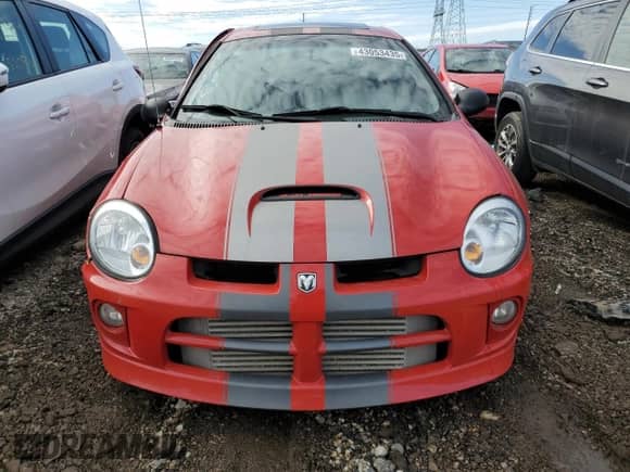 2005 Dodge Neon SRT-4 with VIN 1B3ES66S05D259861, listed as a Copart auction lot 43053435 with 57,141 mi miles and Salvage title. Bid and sale history available at DreamBid. Image 5.