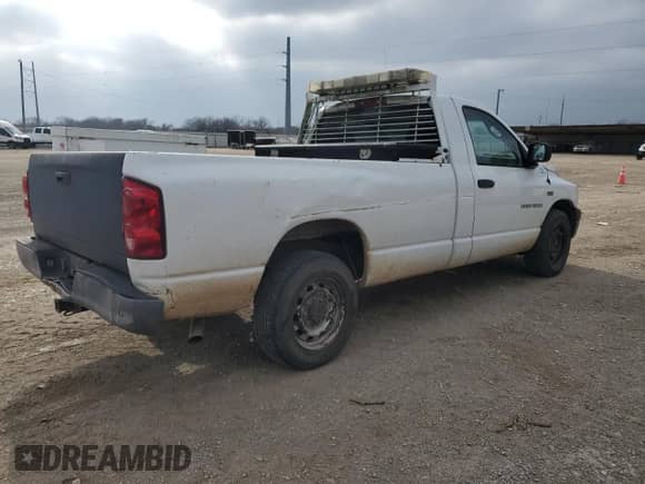 2008 Dodge 2500 SLT with VIN 3D7KR26D98G155342, listed as a Copart auction lot 87460634 with 159,490 mi miles and Salvage title. Bid and sale history available at DreamBid. Image 3.