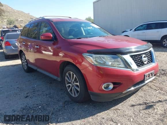 2015 Nissan Pathfinder SV с VIN 5N1AR2MN5FC684428, выставлен на аукционе IAAI как лот 41642256 с пробегом 107 546 миль миль и . История ставок и продаж доступна на DreamBid. Изображение 1.