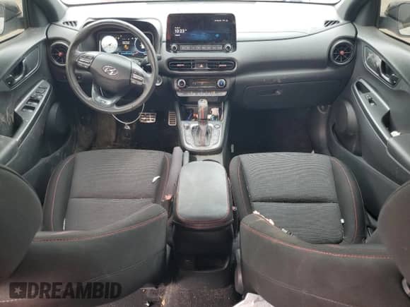 2023 Hyundai Kona N Line with VIN KM8K33A30PU005269, listed as a Copart auction lot 71893285 with 38,661 mi miles and Salvage title. Bid and sale history available at DreamBid. Image 8.