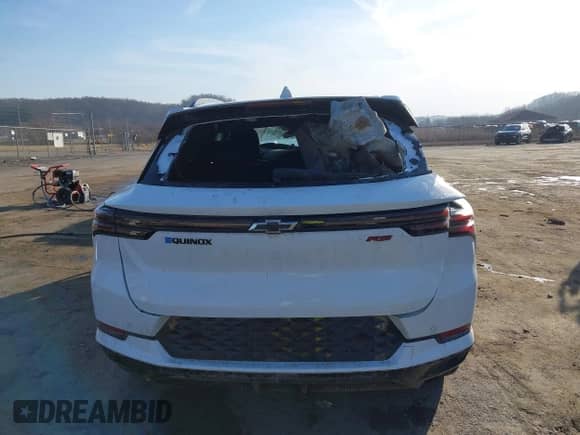 2024 Chevrolet Equinox EV RS с VIN 3GN7DSRP8RS275000, выставлен на аукционе IAAI как лот 41775407 с пробегом 100 миль миль и . История ставок и продаж доступна на DreamBid. Изображение 17.