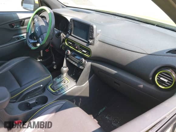 2019 Hyundai Kona Ultimate with VIN KM8K53A58KU381707, listed as a IAAI auction lot 42732442 with 80,530 mi miles and . Bid and sale history available at DreamBid. Image 5.