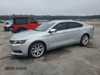 2018 Chevrolet Impala Premier с VIN 2G1125S37J9140906, выставлен на аукционе Copart как лот 57566225 с пробегом 48 494 миль миль и Списание • Salvage title. История ставок и продаж доступна на DreamBid. Изображение 1.