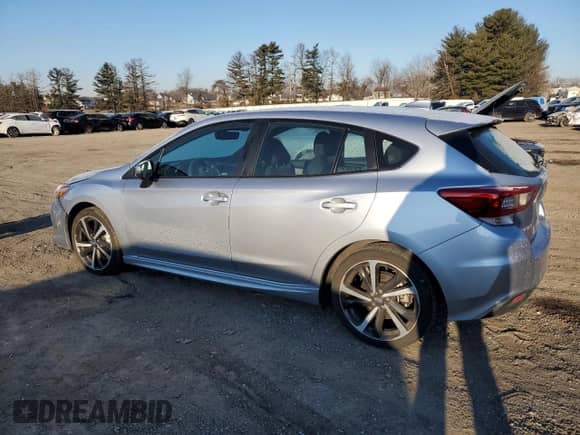 2022 Subaru Impreza Special Sports with VIN 4S3GTAM65N3705215, listed as a Copart auction lot 46473975 with 6,241 mi miles and Salvage title. Bid and sale history available at DreamBid. Image 2.
