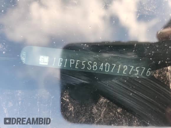 2013 Chevrolet Cruze 2LT с VIN 1G1PE5SB4D7127576, выставлен на аукционе Copart как лот 82352185 с пробегом 277 798 миль миль и Списание • Salvage title. История ставок и продаж доступна на DreamBid. Изображение 12.