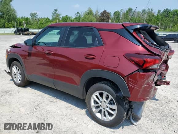 2025 Chevrolet TrailBlazer LS z VIN KL79MNSLXSB116908, wystawiony jako Copart lot #60044675 z przebiegiem 4 333 mil mil oraz Szkoda całkowita • Salvage title. Historia ofert i sprzedaży dostępna na DreamBid. Obrazek 2.