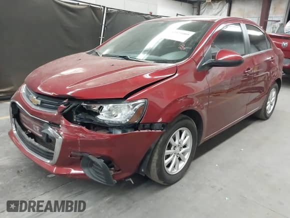 2019 Chevrolet Sonic LT with VIN 1G1JD5SB7K4120175, listed as a IAAI auction lot 42821005 with 89,647 mi miles and . Bid and sale history available at DreamBid. Image 2.