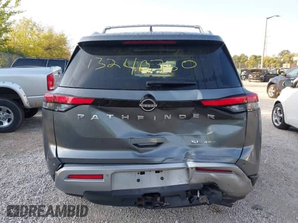 2022 Nissan Pathfinder SL with VIN 5N1DR3CD3NC228101, listed as a IAAI auction lot 43240750 with 74,200 mi miles and . Bid and sale history available at DreamBid. Image 16.