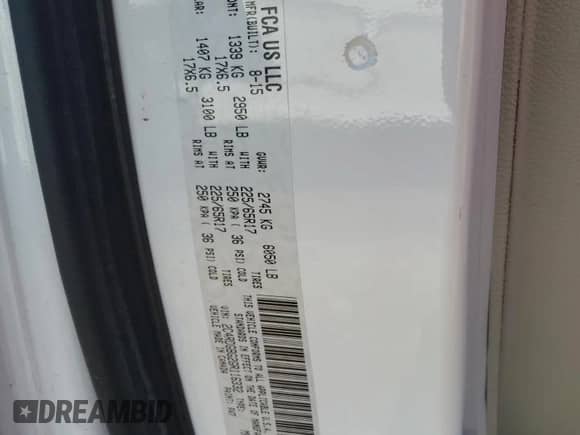 2016 Dodge Grand Caravan American Value with VIN 2C4RDGBG2GR116332, listed as a Copart auction lot 46801844 with 102,765 mi miles and Salvage title. Bid and sale history available at DreamBid. Image 16.