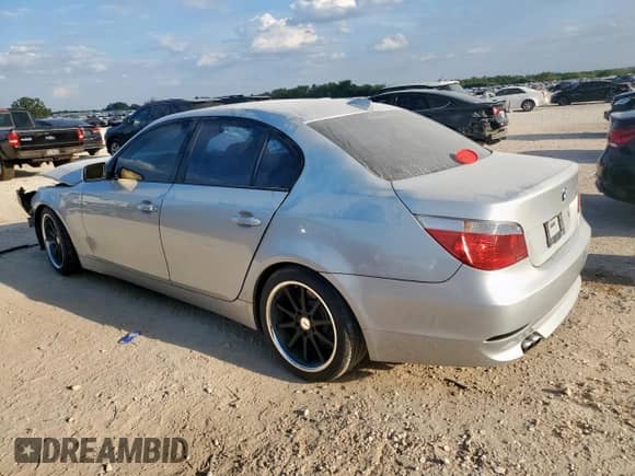 2004 BMW 5 Series 530i with VIN WBANA73514B061741, listed as a Copart auction lot 81149445 with 105,246 mi miles and Salvage title. Bid and sale history available at DreamBid. Image 2.