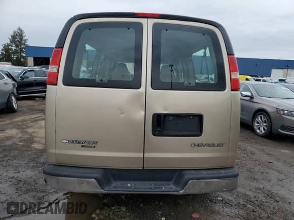 2006 Chevrolet Express Passenger с VIN 1GAHG39U561269015, выставлен на аукционе Copart как лот 46694605 с пробегом 91 316 миль миль и Чистый • Clean title. История ставок и продаж доступна на DreamBid. Изображение 6.