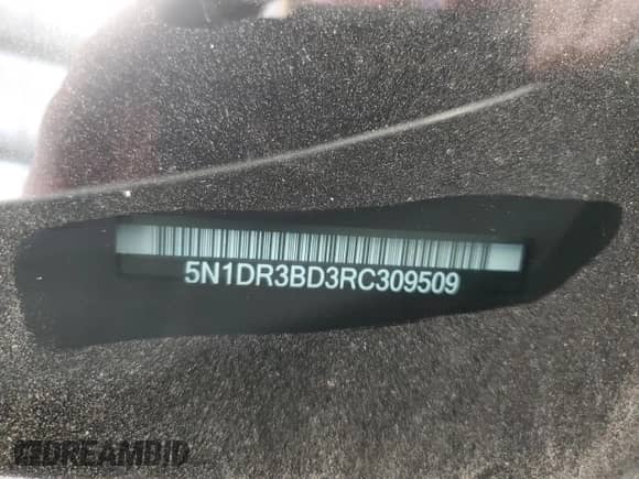 2024 Nissan Pathfinder Rock Creek с VIN 5N1DR3BD3RC309509, выставлен на аукционе Copart как лот 65622625 с пробегом 17 028 миль миль и Списание • Salvage title. История ставок и продаж доступна на DreamBid. Изображение 14.