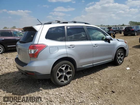 2015 Subaru Forester XT Touring with VIN JF2SJGUC0FH471872, listed as a Copart auction lot 68455175 with 97,611 mi miles and Salvage title. Bid and sale history available at DreamBid. Image 3.