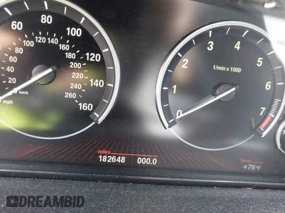 2011 BMW 7 Series 750Li xDrive with VIN WBAKC8C5XBC433796, listed as a IAAI auction lot 42006609 with 182,648 mi miles and . Bid and sale history available at DreamBid. Image 7.