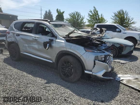 2023 Hyundai Santa Fe SEL with VIN 5NMS3DAJ9PH601853, listed as a Copart auction lot 66737625 with 23,884 mi miles and Salvage title. Bid and sale history available at DreamBid. Image 4.