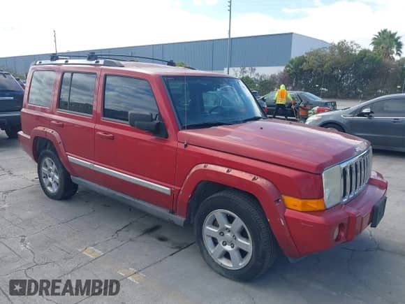 2006 Jeep Commander Limited with VIN 1J8HG58NX6C156476, listed as a IAAI auction lot 43448728 with 200,645 mi miles and . Bid and sale history available at DreamBid. Image 1.