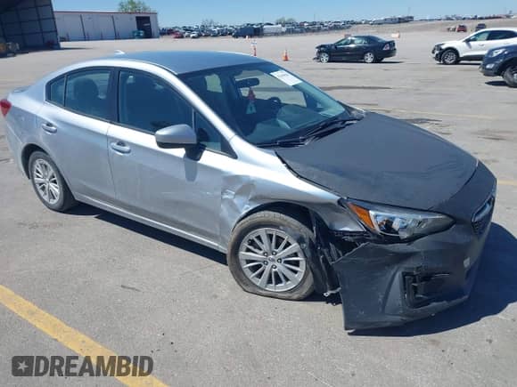 2017 Subaru Impreza Premium with VIN 4S3GKAB62H3614090, listed as a IAAI auction lot 42184020 with 137,158 mi miles and . Bid and sale history available at DreamBid. Image 1.