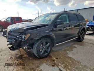 2018 Dodge Journey Crossroad with VIN 3C4PDDGG9JT450005, listed as a Copart auction lot 71299595 with 75,126 mi miles and Salvage title. Bid and sale history available at DreamBid. Image 1.