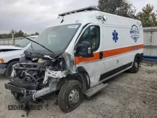 2022 Ram ProMaster Cargo with VIN 3C6LRVDG9NE124961, listed as a Copart auction lot 78254404 with Not provided miles and Salvage title. Bid and sale history available at DreamBid. Image 1.