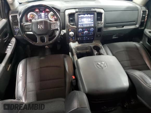 2018 Ram 1500 Sport with VIN 1C6RR7UT2JS187667, listed as a Copart auction lot 63573575 with 150,266 mi miles and Salvage title. Bid and sale history available at DreamBid. Image 8.