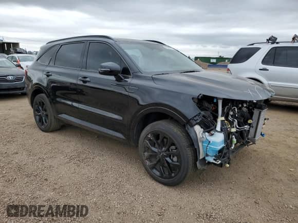 2023 Kia Sorento SX with VIN 5XYRKDLF4PG197591, listed as a Copart auction lot 61649775 with 18,650 mi miles and Salvage title. Bid and sale history available at DreamBid. Image 4.