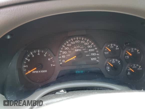 2003 Chevrolet TrailBlazer LT с VIN 1GNDS13S432307475, выставлен на аукционе Copart как лот 71640034 с пробегом 238 381 миль миль и Чистый • Clean title. История ставок и продаж доступна на DreamBid. Изображение 9.