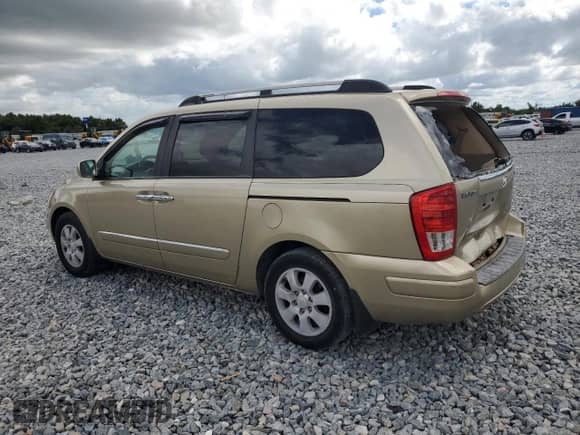 2007 Hyundai Entourage GLS z VIN KNDMC233676036924, wystawiony jako Copart lot #82183145 z przebiegiem 266 199 mil mil oraz Szkoda całkowita • Salvage title. Historia ofert i sprzedaży dostępna na DreamBid. Obrazek 2.