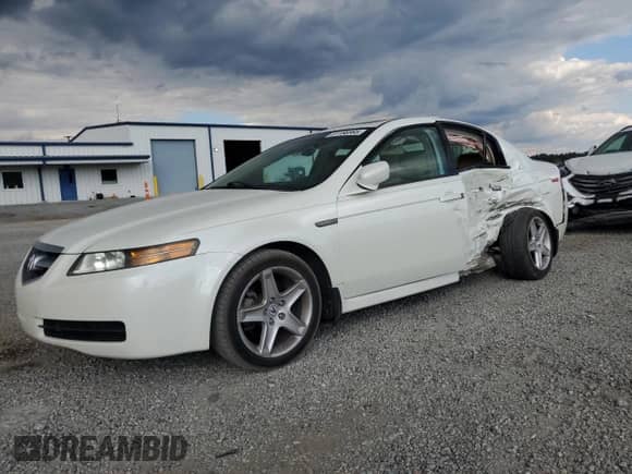 2006 Acura TL with VIN 19UUA66226A043673, listed as a Copart auction lot 81166865 with Not provided miles and Salvage title. Bid and sale history available at DreamBid. Image 1.