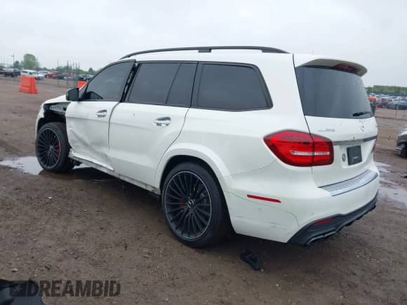 2017 Mercedes-Benz GLS 63 AMG with VIN 4JGDF7FE7HA893426, listed as a IAAI auction lot 42313142 with 68,283 mi miles and . Bid and sale history available at DreamBid. Image 3.