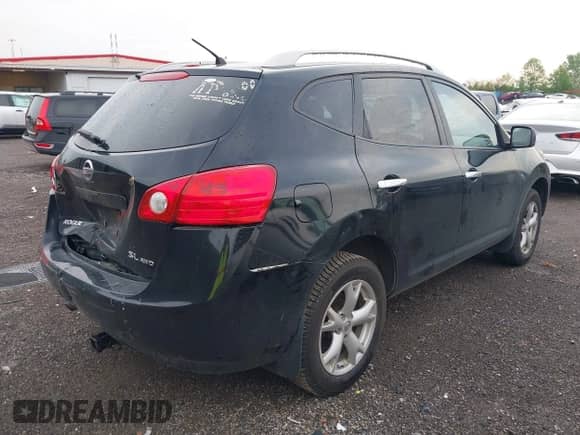 2010 Nissan Rogue S with VIN JN8AS5MV8AW612600, listed as a IAAI auction lot 42165956 with 216,578 mi miles and . Bid and sale history available at DreamBid. Image 4.