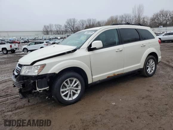 2013 Dodge Journey SXT with VIN 3C4PDCCG0DT581814, listed as a Copart auction lot 46987265 with Not provided miles and Clean title. Bid and sale history available at DreamBid. Image 1.