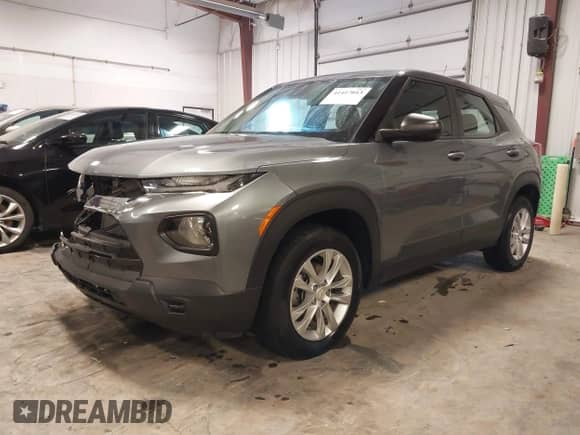 2021 Chevrolet TrailBlazer LS with VIN KL79MNSL0MB022121, listed as a IAAI auction lot 41417013 with 52,156 mi miles and . Bid and sale history available at DreamBid. Image 19.