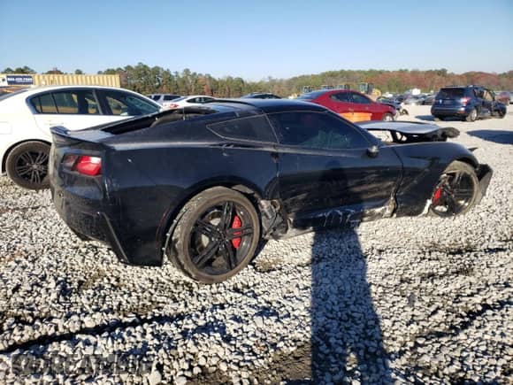 2016 Chevrolet Corvette 3LT with VIN 1G1YF2D73G5118201, listed as a Copart auction lot 83560824 with Not provided miles and Salvage title. Bid and sale history available at DreamBid. Image 3.
