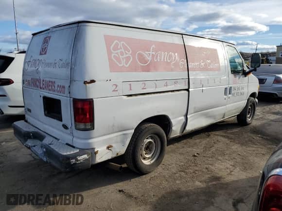 2003 Ford Econoline Cargo с VIN 1FTRE14213HB99687, выставлен на аукционе Copart как лот 83404804 с пробегом 83 621 миль миль и Чистый • Clean title. История ставок и продаж доступна на DreamBid. Изображение 3.