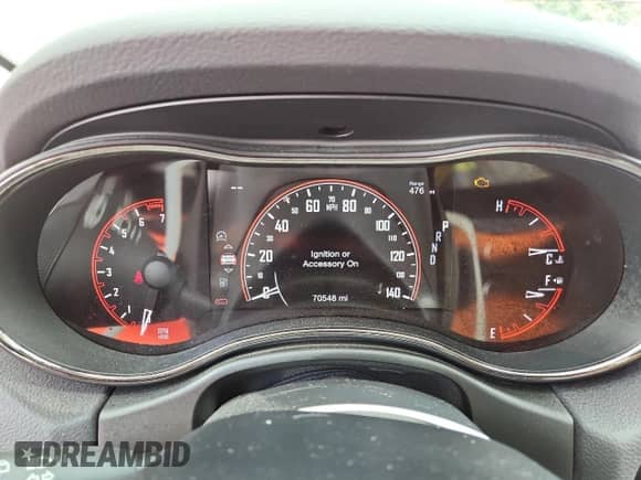 2020 Dodge Durango GT Plus with VIN 1C4RDJDG1LC395639, listed as a Copart auction lot 69881805 with 70,548 mi miles and Non repairable. Bid and sale history available at DreamBid. Image 9.
