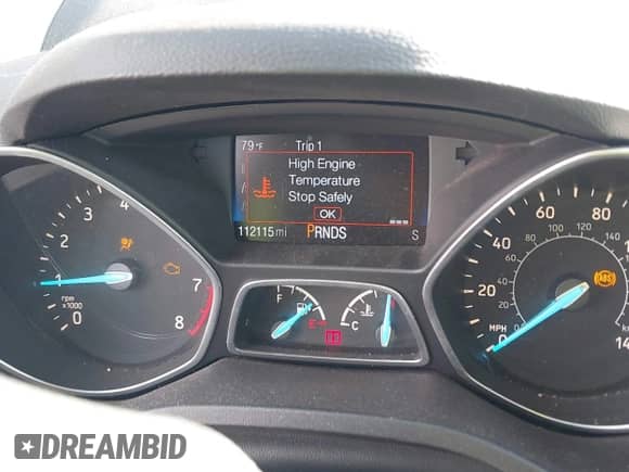 2017 Ford Escape SE с VIN 1FMCU9GD7HUC93586, выставлен на аукционе IAAI как лот 43133477 с пробегом 112 115 миль миль и . История ставок и продаж доступна на DreamBid. Изображение 7.