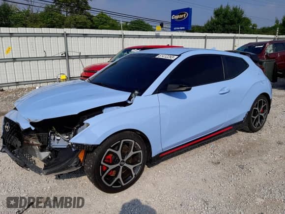 2019 Hyundai Veloster N z VIN KMHT36AHXKU001028, wystawiony jako Copart lot #61412253 z przebiegiem 41 489 mil mil oraz . Historia ofert i sprzedaży dostępna na DreamBid. Obrazek 1.