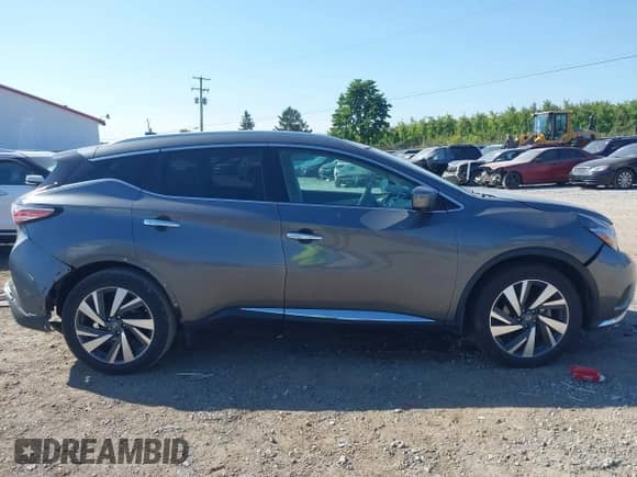 2016 Nissan Murano Platinum with VIN 5N1AZ2MH6GN161726, listed as a IAAI auction lot 43136004 with 59,528 mi miles and . Bid and sale history available at DreamBid. Image 13.